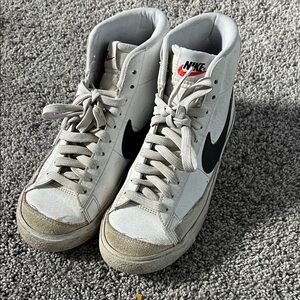 Nike High-Top Sneakers in White